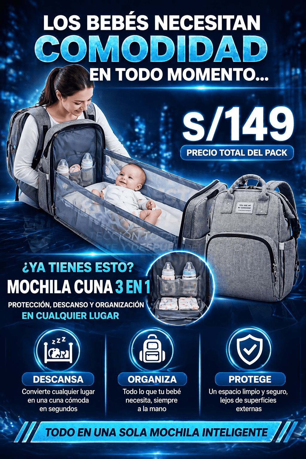 MOCHILA MAMA PREMIUM